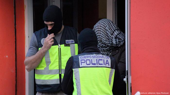 Polizei Terrorismus in Spanien 