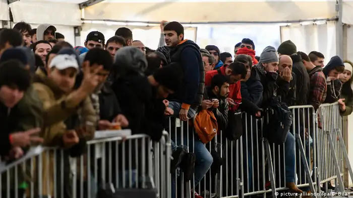 Deutschland Registrierung von Flüchtlingen