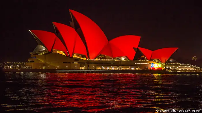 Chinesisches Neujahrsfest Australien Sydney Oper