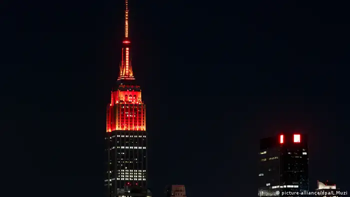 Chinesisches Neujahrsfest Empire State Building New York USA