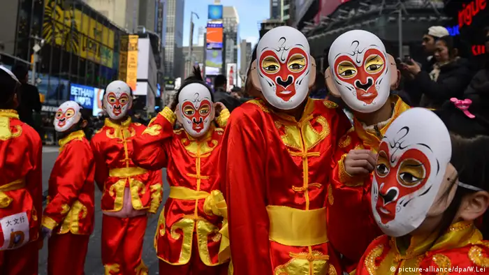 Chinesisches Neujahrsfest New York Time Square 