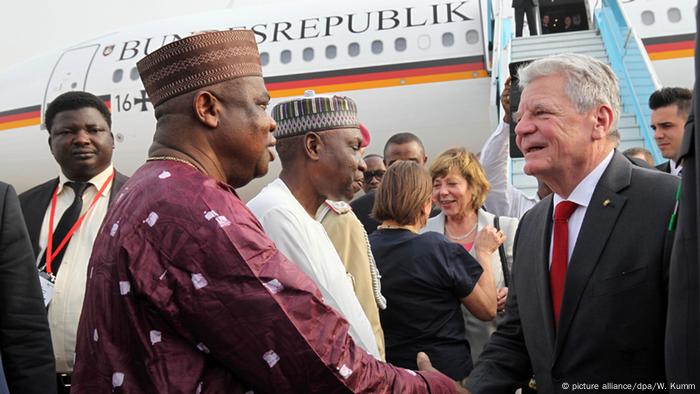Nigeria Gauck auf Staatsbesuch