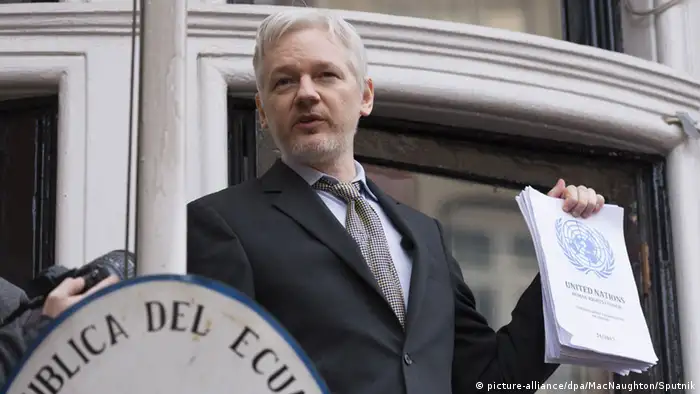 England Julian Assange (picture-alliance/dpa/MacNaughton/Sputnik)