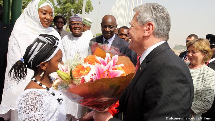 Nigeria Bundespräsident Joachim Gauck in Abuja