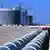 Budowa zbiorników skroplonego gazu ziemnego (LNG) w Ras Laffan w Katarze