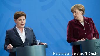 Beata Szydlo Polen Angela Merkel PK Pressekonferenz Berlin Deutschland