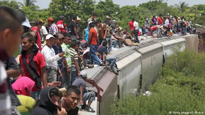 Mexiko Migranten Zug USA (Getty Images/J. Moore)