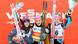 Ski Langlauf Falun Schweden Heidi Weng Therese Johaug Ingvild Flugstad Oestberg Ski Langlauf Falun Schweden Heidi Weng Therese Johaug Ingvild Flugstad Oestberg