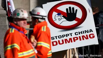 Belgien Proteste der Stahlarbeiter in Brüssel