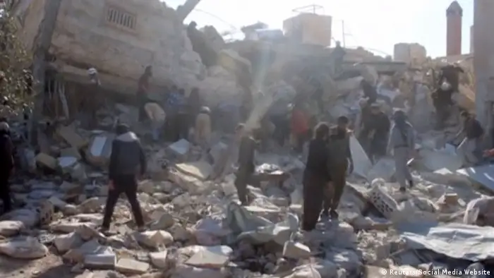 Syrien Luftangriff auf MSF Krankenhaus in der Provinz Idlib
