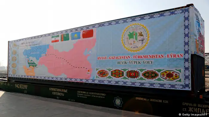 China Iran Wiederbelebung der Seidenstraße Zugverbindung nach Teheran