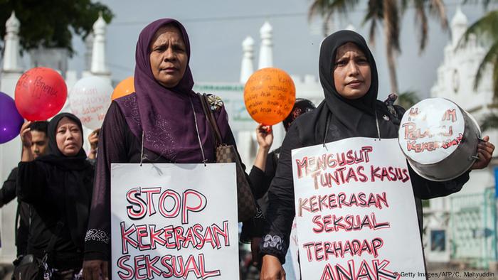 Indonesien Kindesmissbrauch Proteste in Banda Aceh