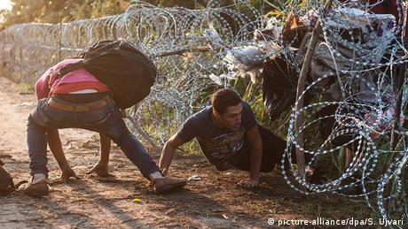 Grenze Ungarn - Serbien - Flüchtlinge