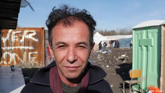 Flüchtlingslager Grande Synthe in Dunkerque (Foto: Bernd Riegert/DW)