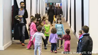 Deutschland Flüchtlingsunterkunft in Berlin