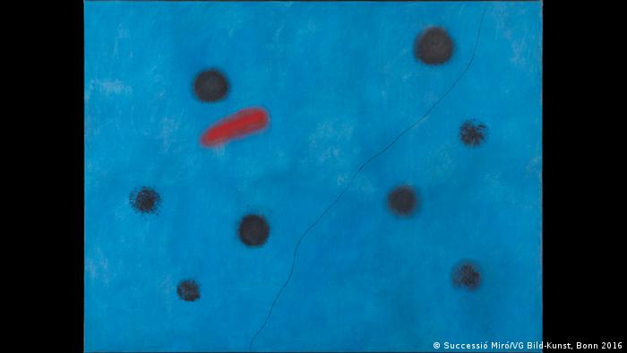 Gemälde: Joan Miro Bleu I/II