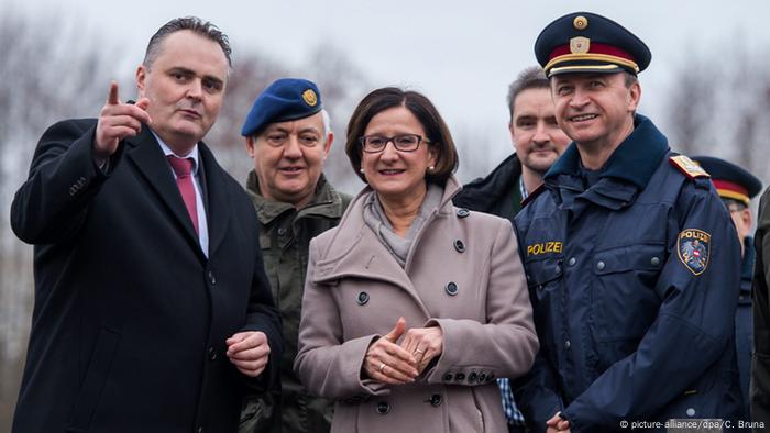 Johanna Mikl-Leitner Innenministerin und Verteidigungsminister Hans Peter Doskozil