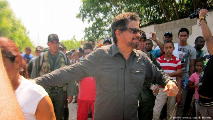 Chef der FARC Luciano Marin Arango in Conejo Kolumbien