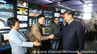 China Präsident Xi Jinping bei China Central Television CCTV