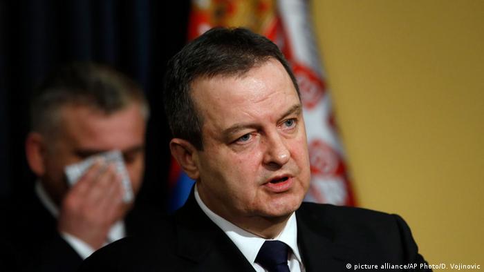 Serbien Außenminister Ivica Dacic