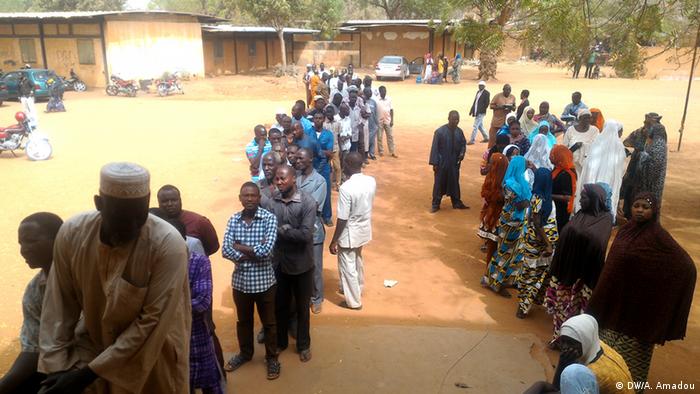 Niger Wahl Wähler in Niamey