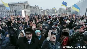 MaidanDemonstrationen auf dem Maidan im Februar 2016.