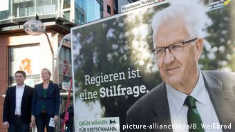 Προεκλογικό πλακάτ του Κρέτσμαν στη Στουτγάρδη