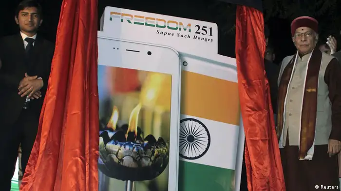 Indien Vorstellung Smartphone Freedom 251