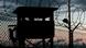 The silhouette of a watch tower at Camp Delta at Guantanamo Bay The silhouette of a watch tower at Camp Delta at Guantanamo Bay