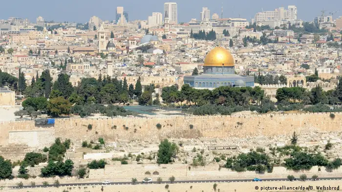 Jerusalem Altstadt mit dem Felsendom