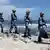 Китайские солдаты на необитаемых Парасельских островах в Южно-Китайском море
