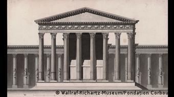 The Temple of Bel as drawn by Louis François Cassas in 1785, Copyright: Wallraf-Richartz-Museum/Fondation Corboud