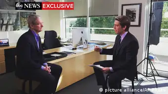 Apple Vorstandsvorsitzender Tim Cook im Interview mit ABC News