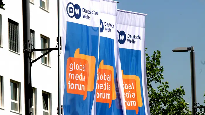 GMF Global Media Forum Flaggen Deutsche Welle