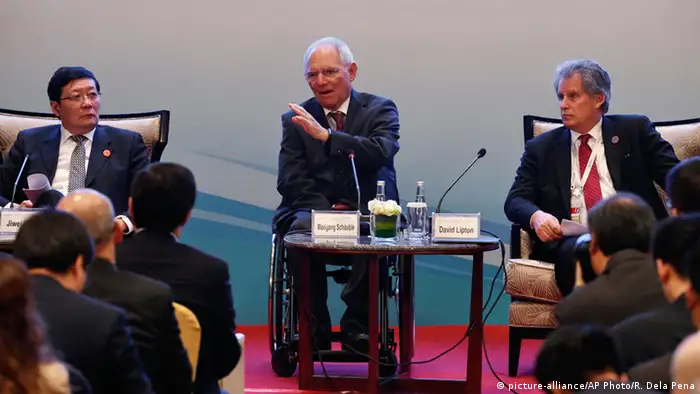 Shanghai G20 Finanzminister und Notenbankchef Treffen Schäuble
