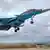Российский бомбардировщик на сирийской авиабазе в Латакии
