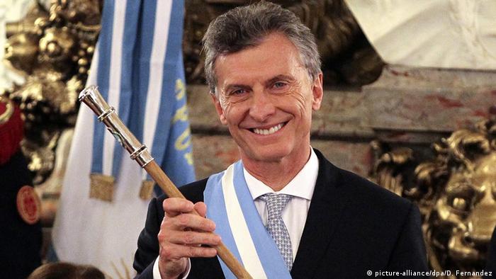 Argentinien Präsident Mauricio Macri Amtseinführung