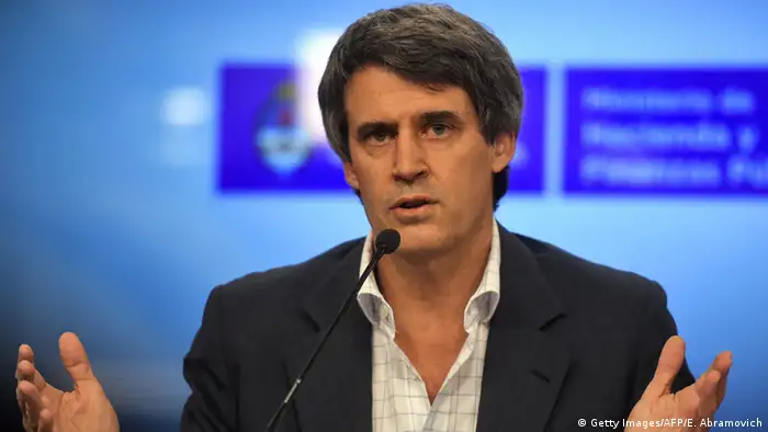Argentinien Finanzminister Alfonso Prat-Gay (Getty Images/AFP/E. Abramovich)