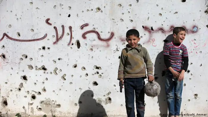Syrien Waffenruhe Kinder in Homs