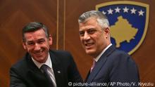 Kosovo Präsident Hashim Thaci und Kadri Veseli