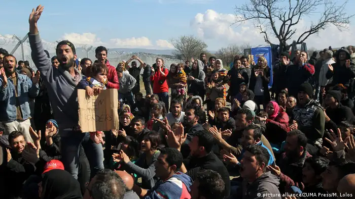 Griechenland Mazedonien Grenze Flüchtlinge