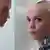 Eine Filmszene aus Ex Machina: Der weibliche Android Ava (Alicia Vikander) hat ein menschliches Gesicht. Darunter verbirgt sich ihre künstlicher Körper.