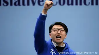Alvin Yeung Hong Kong Wahlen Gruppenbild
