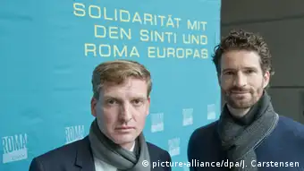 Deutschland Kampagne gegen Antiziganismus Uwe Neumärker und Arne Friedrich