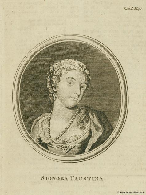 Faustina Hasse née Bordoni (1697–1781). Photo: Bachhaus Eisenach