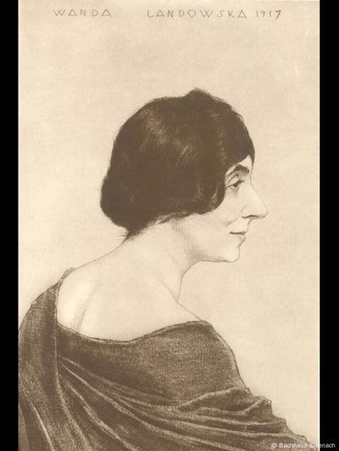 Wanda Landowska in 1917. Photo: Bachhaus Eisenach