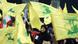Hezbollah flags in Lebanon Hezbollah flags in Lebanon