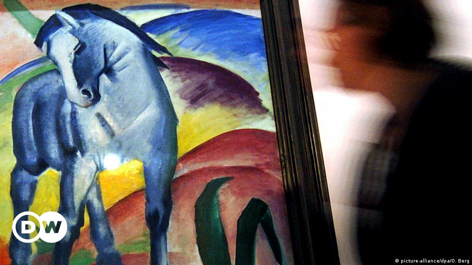 Das Blaue Pferd Gemälde