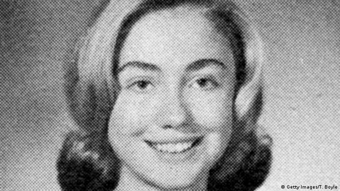 USA Hillary Clinton als Studentin