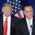 US Präsidentschaftskandidat Mitt Rommey und Donald Trump